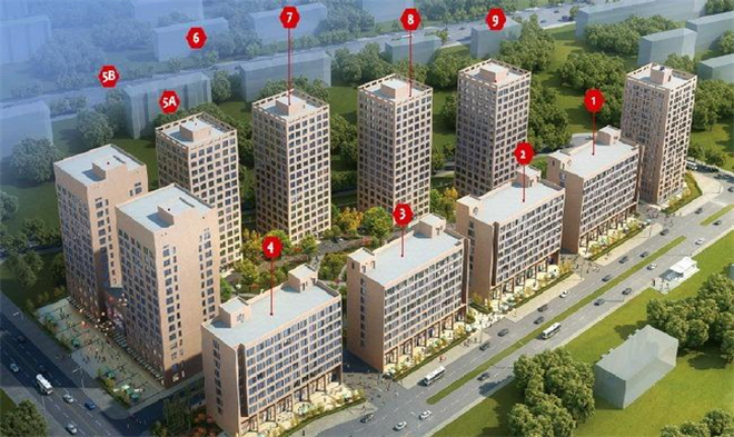 华腾世纪总部公园效果图