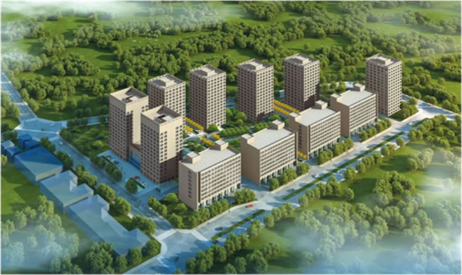 华腾世纪总部公园效果图